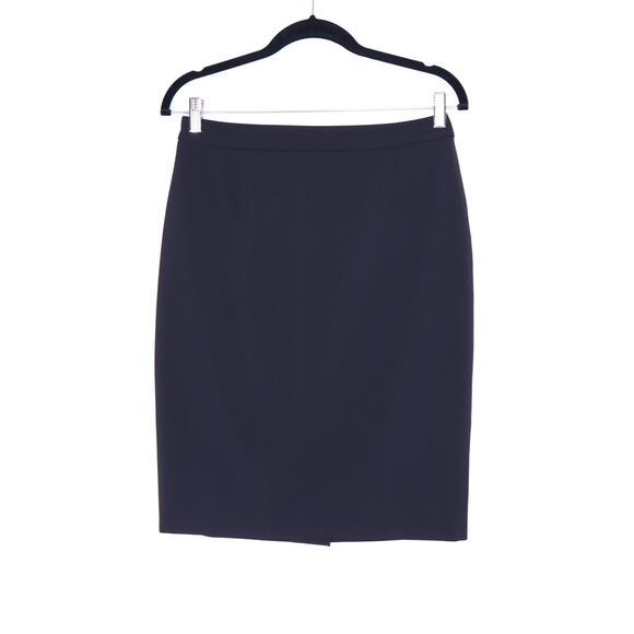 BOSS Hugo Boss Black Summer Wool Pencil Skirt Slim Fit Lined Women's 6 - Picture 1 of 13